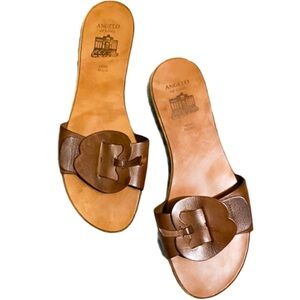 Angelo leather sandals from Italy 40 Angelo Roma